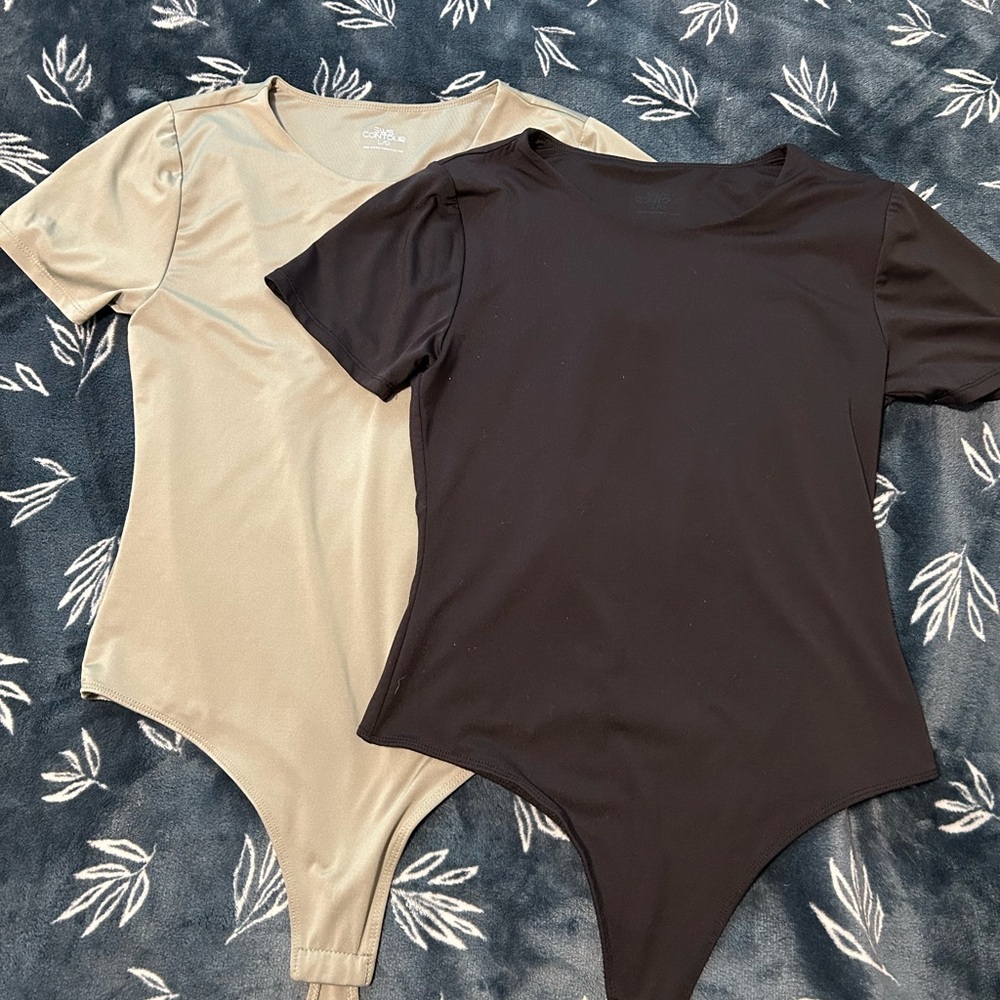 Black and light green Bodysuit Set